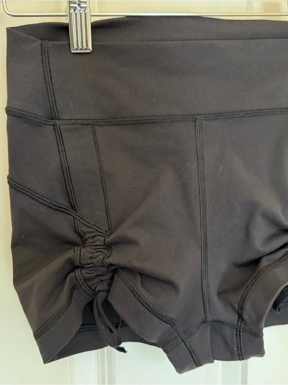 EUC Lululemon athletica Black Athletic Shorts with Side Cinch